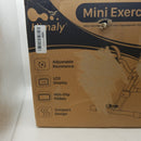 Folding Pedal Exerciser Mini Exercise Bike Portable Foot Peddler Desk Bike Arm and Leg Peddler Machine with LCD Monitor