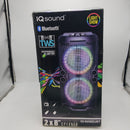 IQ Sound 2x8" Portable Bluetooth Speaker Black