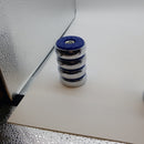ZGDQ 2 Pack Shuffleboard Wax Powder Set with Shuffleboard Pucks 2-1/8'' (53mm) Blue&Red and Mini Dustpan and Mini Brush