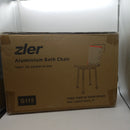 Zler Shower Chair, Adjustable Shower Seat 300lb Medical Tool Free Shower Chair for Bathtub Heavy Duty Shower Stool Bath Seat Bench for Elderly, Senior, Handicap, Disabled