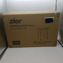 Zler Shower Chair, Adjustable Shower Seat 300lb Medical Tool Free Shower Chair for Bathtub Heavy Duty Shower Stool Bath Seat Bench for Elderly, Senior, Handicap, Disabled