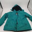 FREE SOLDIER Women's Waterproof Ski Snow Jacket Fleece Lined Warm Winter Rain Jacket with Hood Fully Taped Seams(Turquoise,XL)