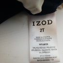 IZOD Boys' Bi Stretch Flat Front Dress Pant, Blue Indigo, 2T