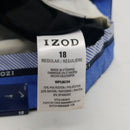 IZOD Boys' Big Bi-Stretch Flat Front Dress Pant, black, 18