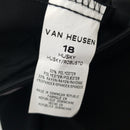 Van Heusen Boys Flex Stretch Flat Front Dress Pants, Black, 18 Husky