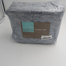 Urban Habitat Space Dyed Sheet Set, Blue, Queen