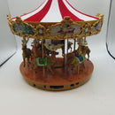 Very Merry Carousel Red/Green/White/Brown/Gold