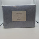 DAPU Pure Stone Washed Linen Sheets Set 100% French Natural Linen European Flax (Twin, Summer Sky, Flat, Fitted and 1 Pillowcase)