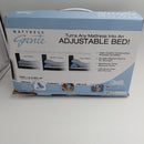 Mattress Genie Adjustable Bed, King Size, Alternative to Hospital Bed, Blue