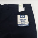 DOCKERS Men's Big and Tall Classic Fit Signature Khaki Lux Cotton Stretch Pants - Pleated D3, DOCKERS Navy, 52 30