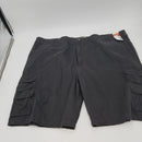Wrangler mens Big & Tall Premium Twill Cargo Shorts, Anthracite Twill, 54 US