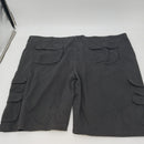 Wrangler mens Big & Tall Premium Twill Cargo Shorts, Anthracite Twill, 54 US