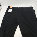 Van Heusen Men's Big and Tall Traveler Stretch Pleated Dress Pant, Black, 52W x 30L