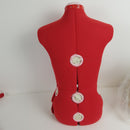 Singer S/M Adjustable Dress Form Red