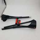 BigAlex Forearm Crutches - Lightweight Arm Crutch - Adjustable, Ergonomic - Comfortable on Wrist - Non Skid Rubber Tips (Black)