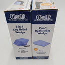 Contour 2-in-1 Relief Wedge Combo Blue One Size