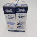 Contour 2-in-1 Relief Wedge Combo Blue One Size