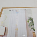 Amazon Basics Room Darkening Blackout Window Curtains with Grommets - 52'' x 96'', White, 2 Panels