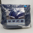 Embossed Stripe 8-pc. Comforter Set Navy Queen