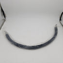 Lavi Industries - 40-930161/4BK Velvet Rope with Snap Hooks, 4 feet long, Black and Polished Stainless Steel