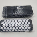ProsourceFit ProSource Acupressure Mat and Pillow Set for Back/Neck Pain Relief and Muscle Relaxation, Black