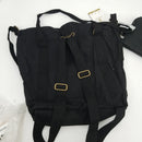 Humble Bee All Heart Black Convertible Ultra Light Diaper Bag Backpack