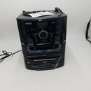 Jensen 3 CD Turntable Cassette Stereo Black