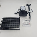 HULPPRE 120W 108Leds 1500ft Solar Street Lights Outdoor Dusk to Down with Remote Control 3 Lighting Heads Solar Flood Lights IP65 Waterproof for Garden,Yard,Wall,Garage,Basketball Court,Parking lot
