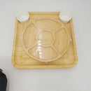 SMIRLY Bamboo Cheese Board and Knife Set: Large Charcuterie Boards Set & Cheese Platter - Unique House Warming Gifts, New Home, Anniversary & Wedding Gifts for Couple, Bridal Shower Gift for Women