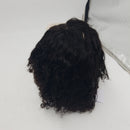Jessica Hair 13x6 Lace Front Wigs Human Hair Short Bob Wigs Pre Plucked With Baby Hair Curly Brazilian Remy Hair Wigs For Black Women (8 Inch with 150% density)