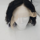 Jessica Hair 13x6 Lace Front Wigs Human Hair Short Bob Wigs Pre Plucked With Baby Hair Curly Brazilian Remy Hair Wigs For Black Women (8 Inch with 150% density)