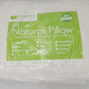 OrganicTextiles All Natural Latex Pillow (King Size, Medium), with 100% Organic Cotton Cover, Helps Relieve Pressure, Sleeping Support, Back and Side Sleepers