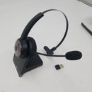 LEVN Bluetooth 5.0 Headset, Wireless Headset with Microphone (AI Noise Cancelling), 35Hrs Bluetooth Headphones with USB Dongle for PC, Suitable for Remote Work/Call Center/Zoom/Online Class/Trucker