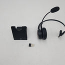 LEVN Bluetooth 5.0 Headset, Wireless Headset with Microphone (AI Noise Cancelling), 35Hrs Bluetooth Headphones with USB Dongle for PC, Suitable for Remote Work/Call Center/Zoom/Online Class/Trucker