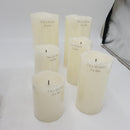 Gerson 6-Piece LED Flameless Candle Set, Yellow