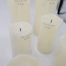 Gerson 6-Piece LED Flameless Candle Set, Yellow