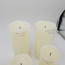 Gerson 6-Piece LED Flameless Candle Set, Yellow