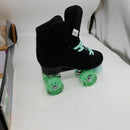 Roller Derby Elite Driftr Roller Skates (6, Black/Mint)
