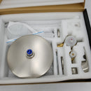 SHAMANDA Shower Faucet Set, Wall Mounted Shower System with High Pressure 9" Rain Shower Head and 5-Setting Handheld Shower Head(Round-In Valve and Trim Included), Brushed Nickel, L01-2
