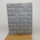 Art3d 20-Pack 115 Sq.Ft Peel and Stick 3D Wall Panels for Interior Wall Decor, Self-Adhesive Foam Brick Wallpaper in Gray