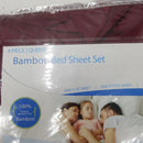 Hotel Sheets Direct 100% Bamboo Sheets - Queen Size Sheet and Pillowcase Set - Cooling, 4-Piece Bedding Sets - Burgundy
