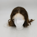Emmor Long Brown Lace Front Wig for Women, 25 Inch Natural Hair Wavy Synthetic Wigs Middle Part Daily Hair Hand Tied/Longlife/Lightweight