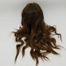 Emmor Long Brown Lace Front Wig for Women, 25 Inch Natural Hair Wavy Synthetic Wigs Middle Part Daily Hair Hand Tied/Longlife/Lightweight