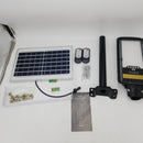RuoKid 80W Solar Street Lights Outdoor Lamp, 84 LEDs 1500lm IP67 Light with Anti Broken Remote Control Mounting Bracket, Dusk to Dawn Security Led Flood Light for Yard, Garden, etc.