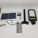 RuoKid 80W Solar Street Lights Outdoor Lamp, 84 LEDs 1500lm IP67 Light with Anti Broken Remote Control Mounting Bracket, Dusk to Dawn Security Led Flood Light for Yard, Garden, etc.