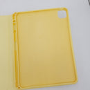 iPad Pro11 inch 2021 Keyboard Case with Mouse Detachable Wireless Bluetooth Keyboard Pencil Holder Slim Leather Smart Cover for iPad Pro 11 inch 3rd Gen (iPad Pro 11 2021, Yellow)