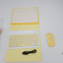 iPad Pro11 inch 2021 Keyboard Case with Mouse Detachable Wireless Bluetooth Keyboard Pencil Holder Slim Leather Smart Cover for iPad Pro 11 inch 3rd Gen (iPad Pro 11 2021, Yellow)