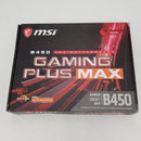 MSI Performance Gaming AMD Ryzen 2ND and 3rd Gen AM4 M.2 USB 3 DDR4 DVI HDMI Crossfire ATX Motherboard (B450 GAMING PLUS Max)