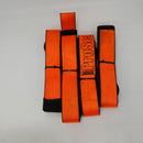 VULCAN Car Tie Down with straps - Lasso Style - 2 Inch x 96 Inch - 4 Pack - PROSeries - 3,300 Pound Safe Working Load