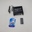 Sunbuck Wireless Bluetooth Stereo Amplifier System – 110V 180W Dual Channel Sound Power Audio Receiver w/USB, SD Card, FM Radio for Home Speakers (AS-29BU)
